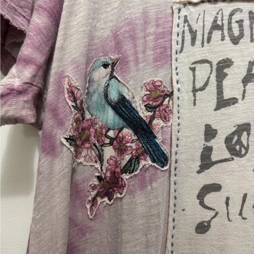 Magnolia Pearl Tie Dye Applique T Dress 835 Juniper SOLD OUT - Picture 8 of 10